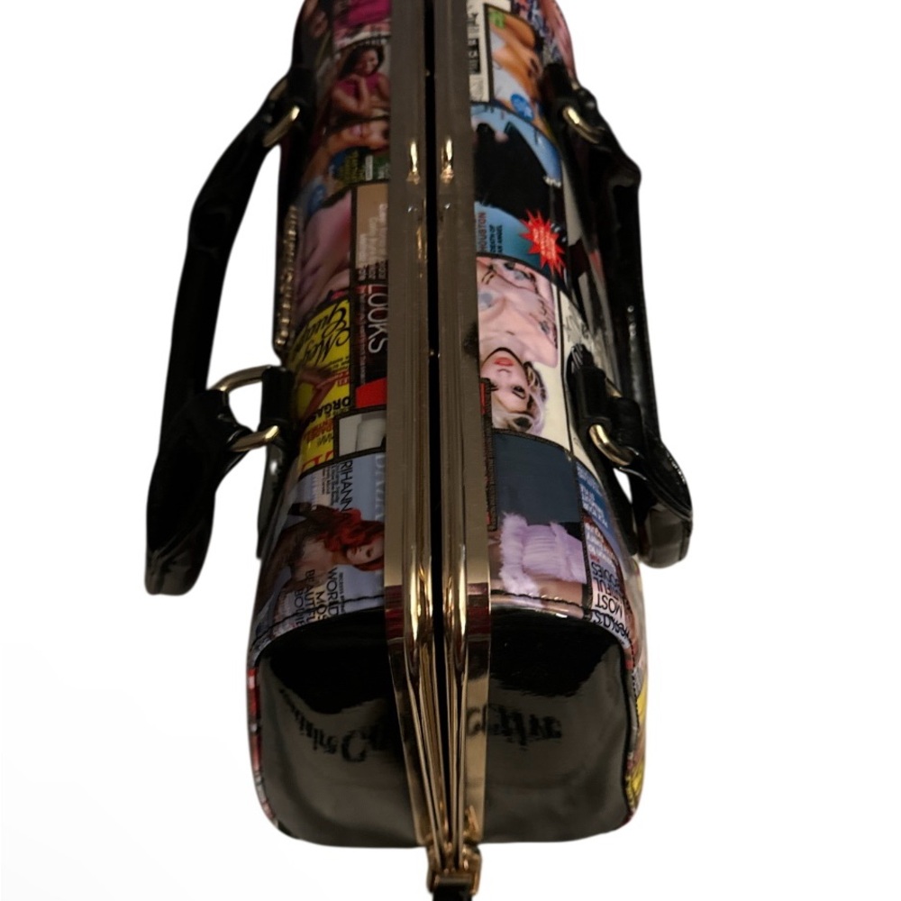 Michael Kors Multicolor Magazine Print Women's Bag - Picture 2 of 5